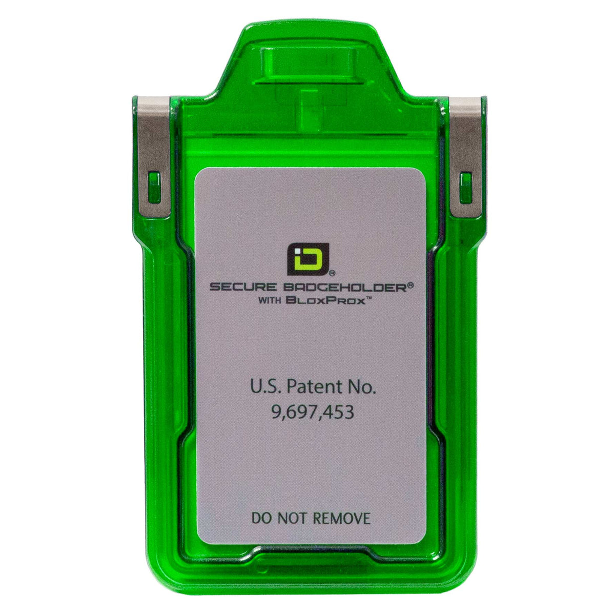 Secure Badge Holder Classic with BloxProx™ - Protects 125Khz HID Prox 1 ID Card Holder