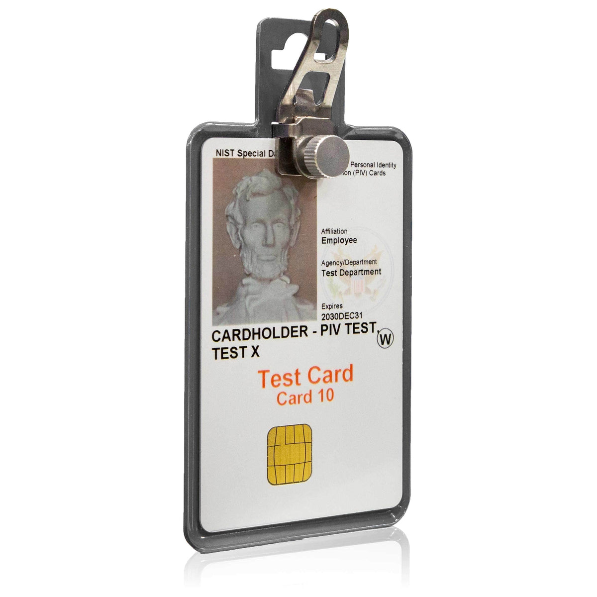 All Metal Magnetic Badge Holder - RFID Secure Badge Holder Genesis™ with BloxProx™