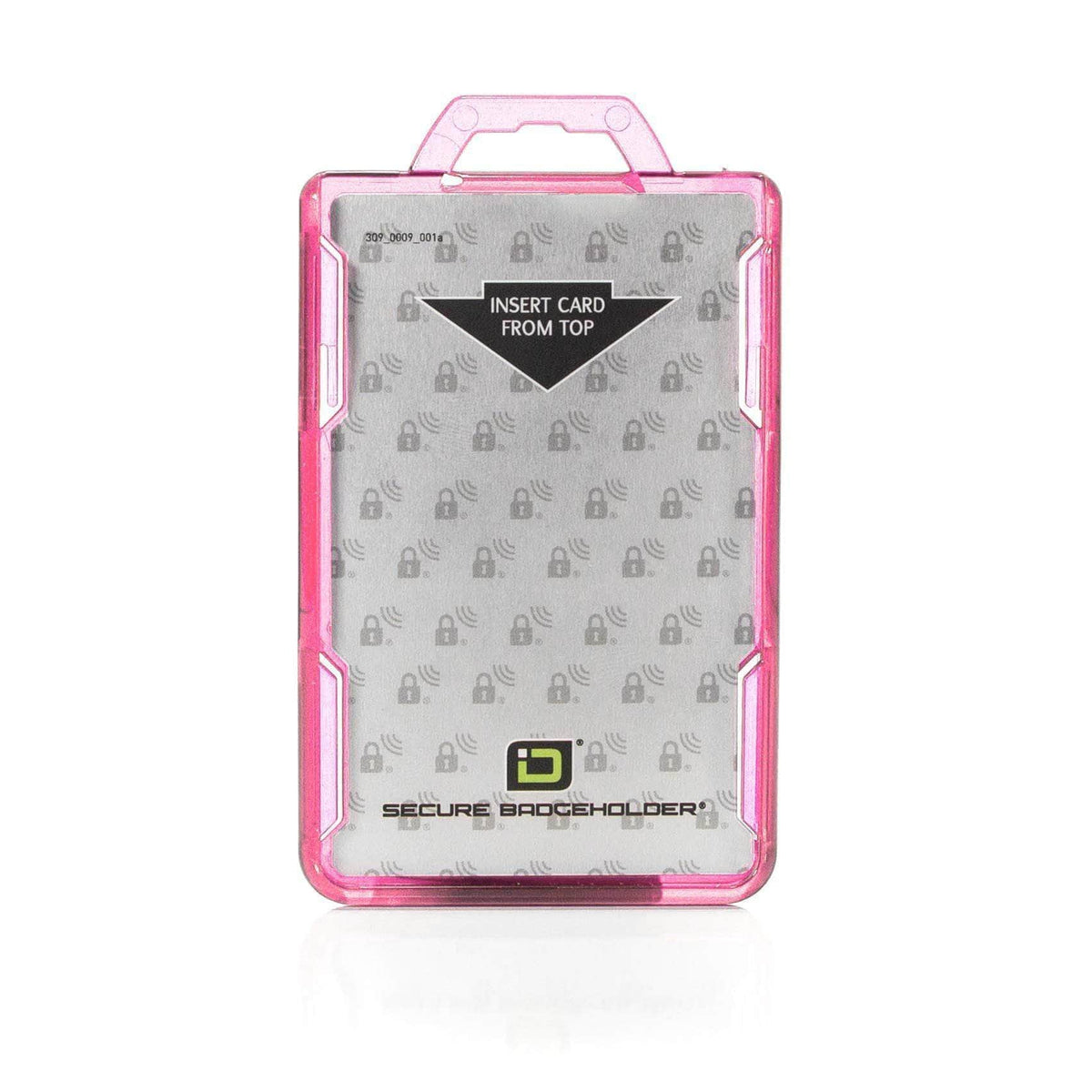 Secure Badge Holder BloxProx™ Lite PORTRAIT - Protects 125Khz HID Prox - 1 ID Card Holder