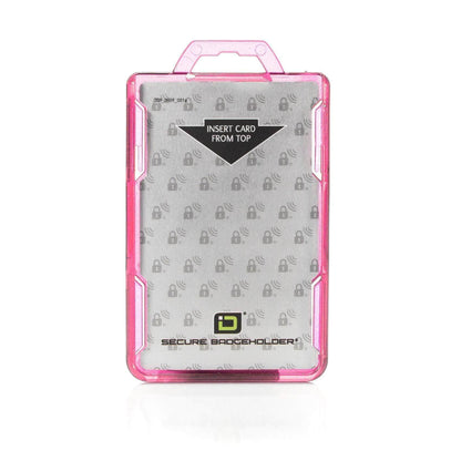 Secure Badge Holder BloxProx™ Lite PORTRAIT - Protects 125Khz HID Prox - 1 ID Card Holder