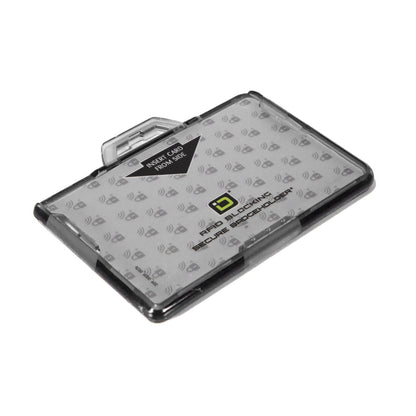 Secure Badge Holder BloxProx ™ Lite LANDSCAPE - Protects 125Khz HID Prox - 1 ID Card Holder