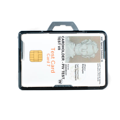 Secure Badge Holder DuoLite ® Horizontal  2 ID Card Holder