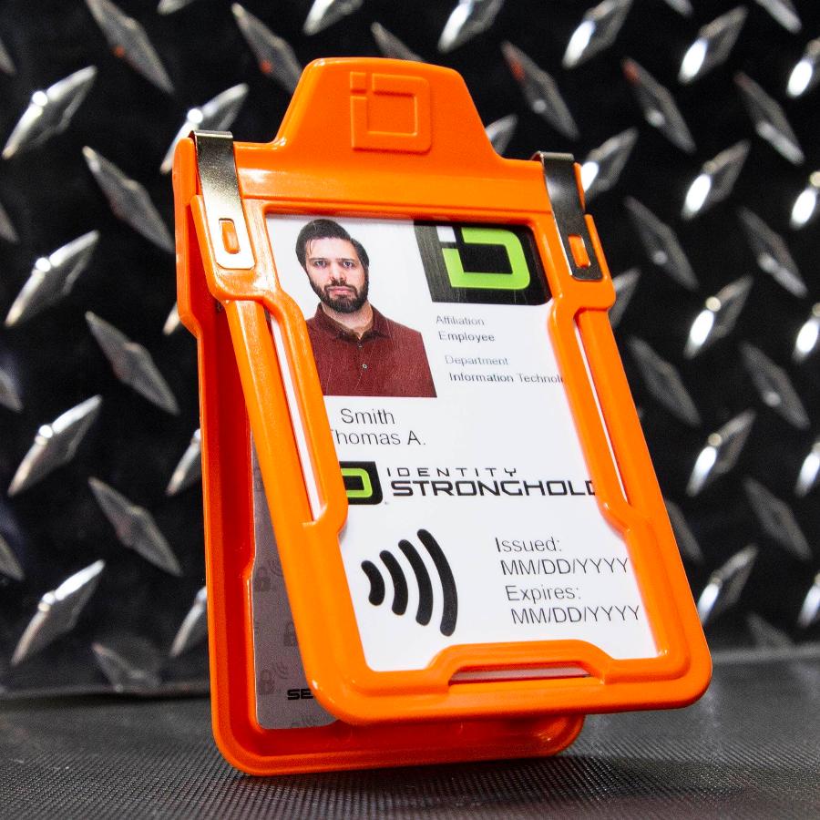 Secure Badge Holder Classic with BloxProx™ - Protects 125Khz HID Prox 1 ID Card Holder