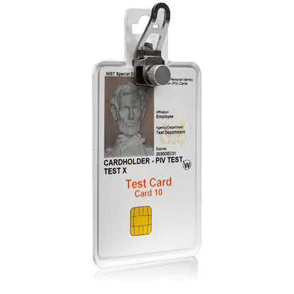 All Metal Magnetic Badge Holder - RFID Secure Badge Holder Genesis™ with BloxProx™
