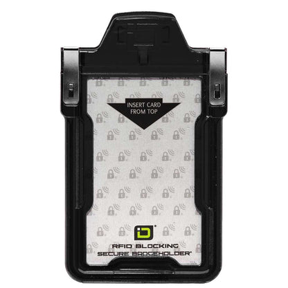 Secure Badge Holder Classic with BloxProx™ - Protects 125Khz HID Prox 1 ID Card Holder